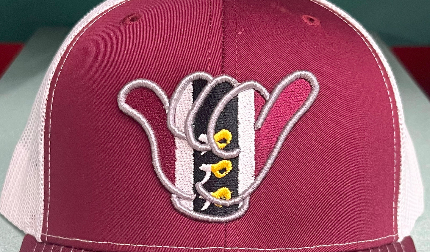 SC Gamecocks Hang Loose Caps - 112 Richardson Burgandy/White