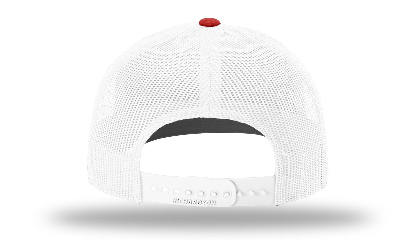 WSL Red/White R112 Red/White Snapback