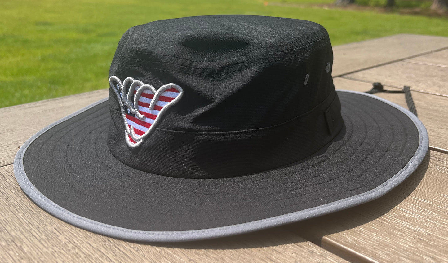 USA FLAG Hang Loose - Black Bucket