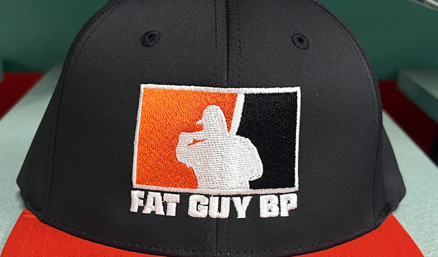 Fat Guys BP Hat PTS30 Black Orange #OrangeBlack