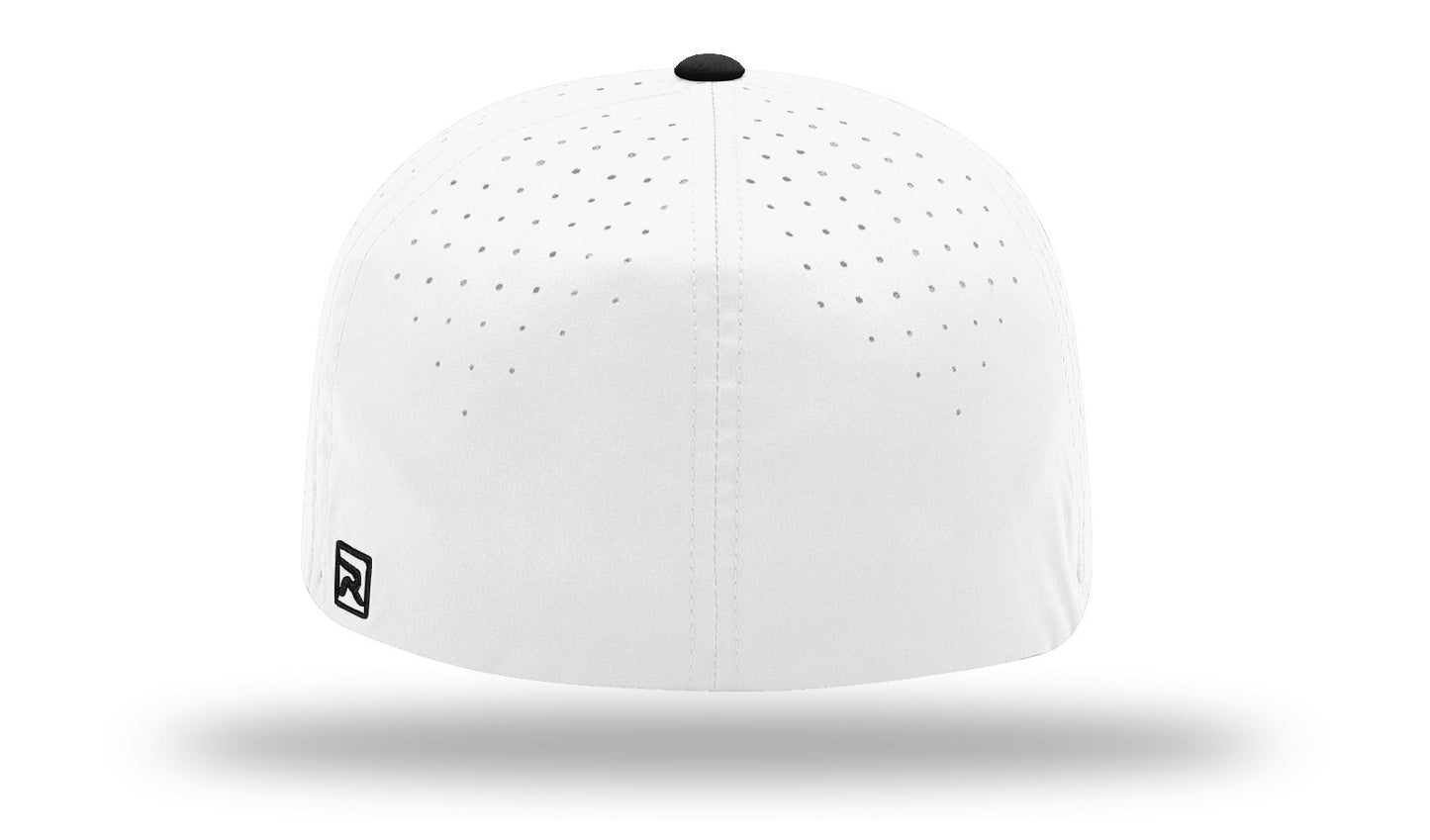 Angry Pineapple Hang Loose PVC Caps - White/Black PTS30