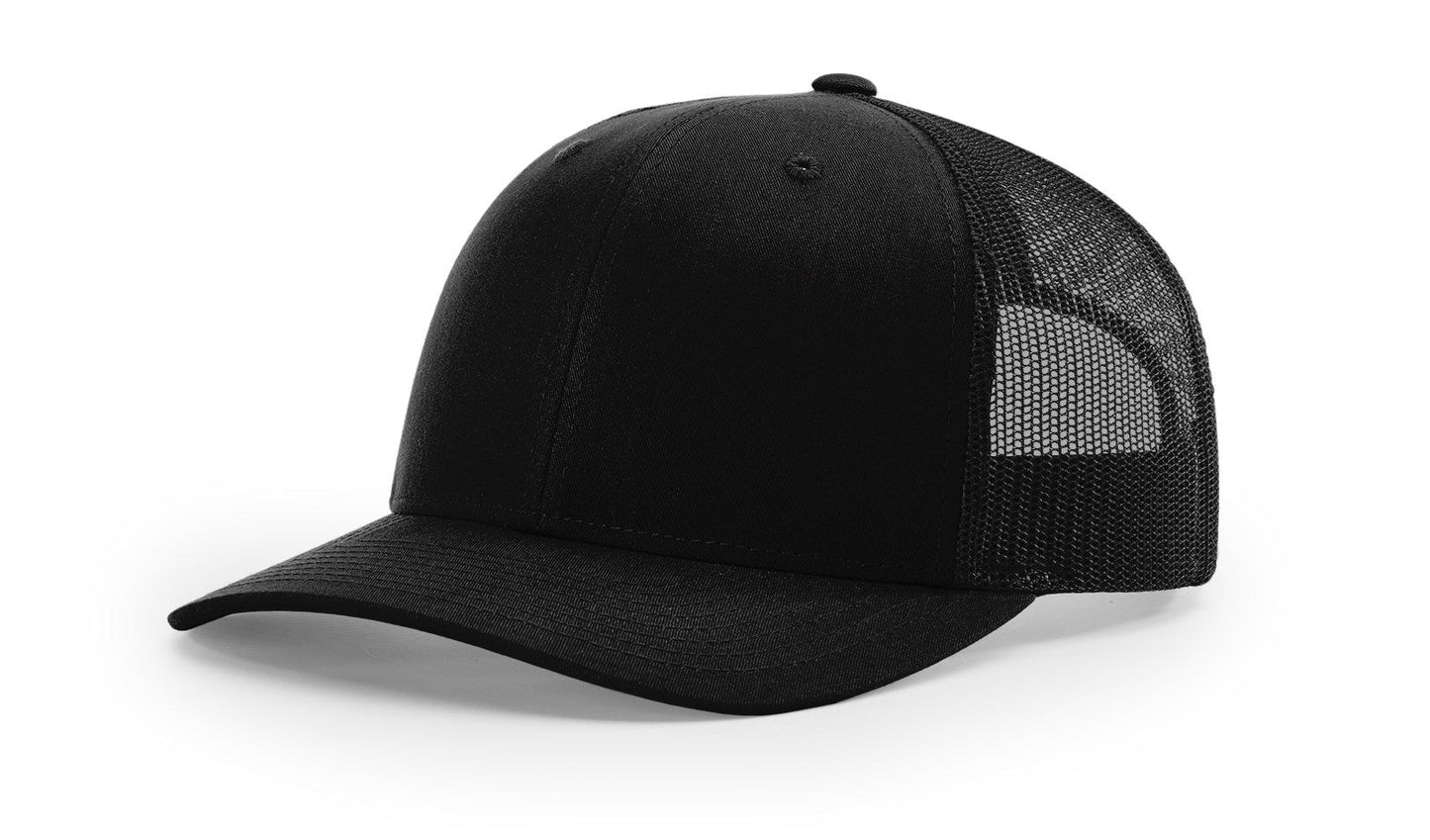 Shaka Ohio State Flag Caps - 112 Richardson Snapbacks Solid Black
