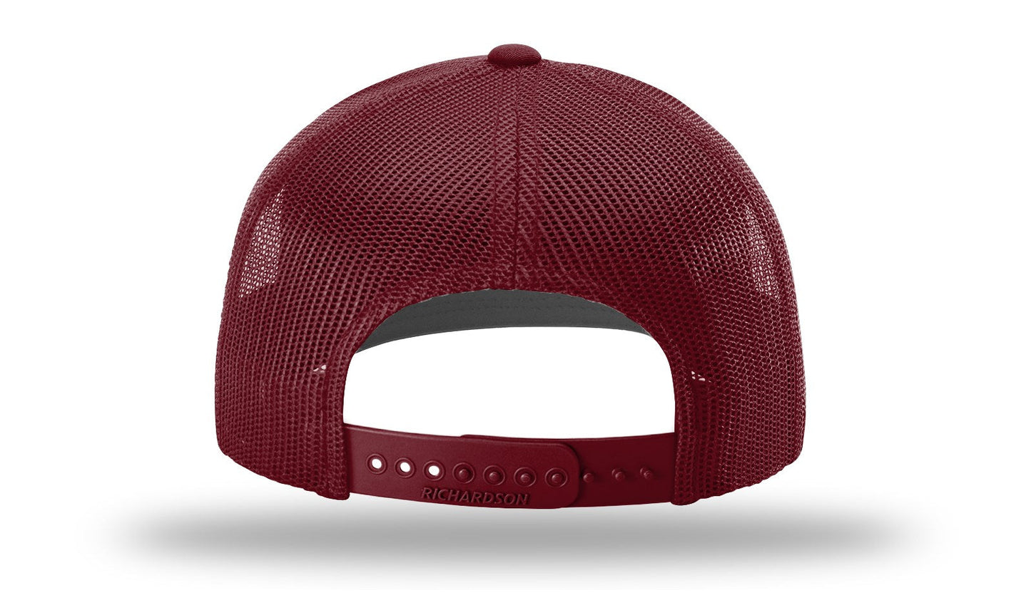 112 Richardson Snapback Solid Cardinal