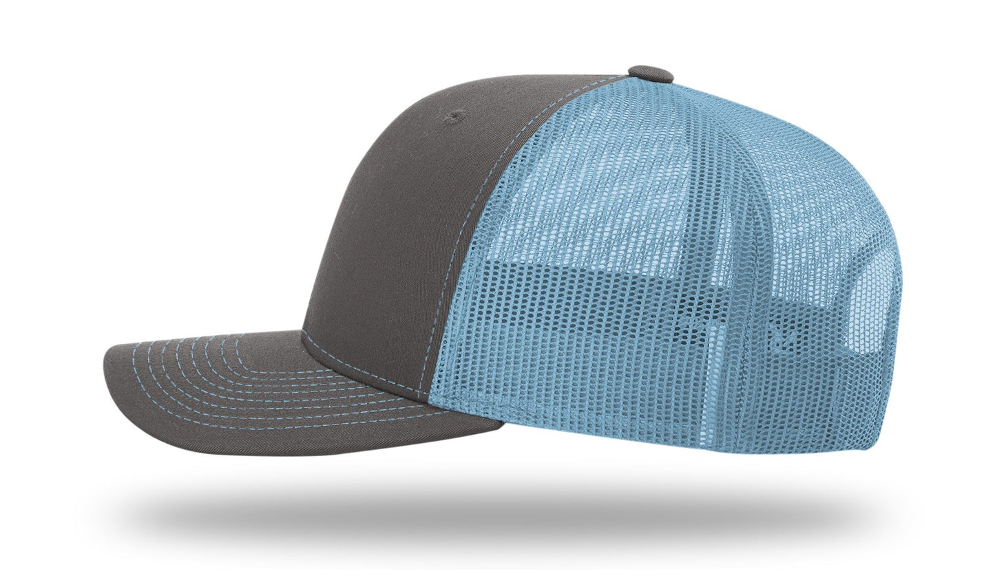 Homeplate USA Flag - R112 Charcoal/Columbia Blue