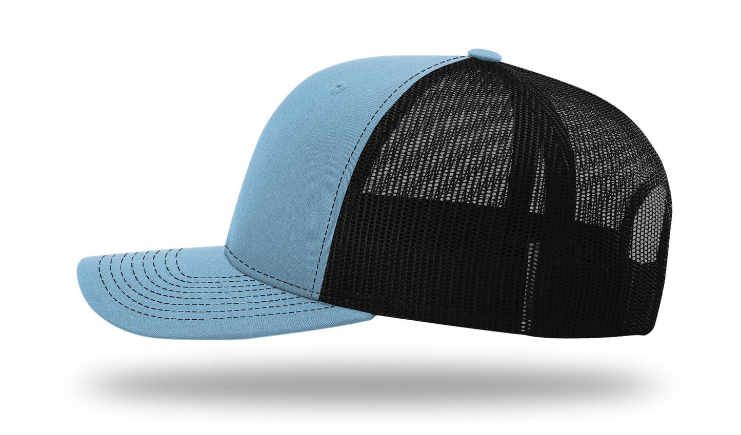 MB Shield - Richardson 112 Snapback - Columbia Blue/Black