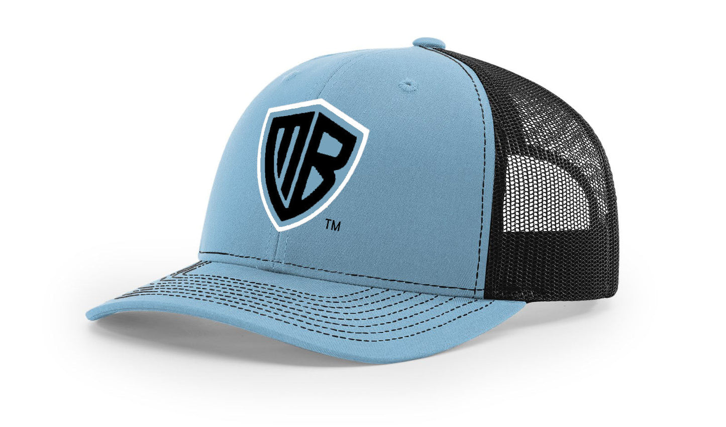 MB Shield - Richardson 112 Snapback - Columbia Blue/Black