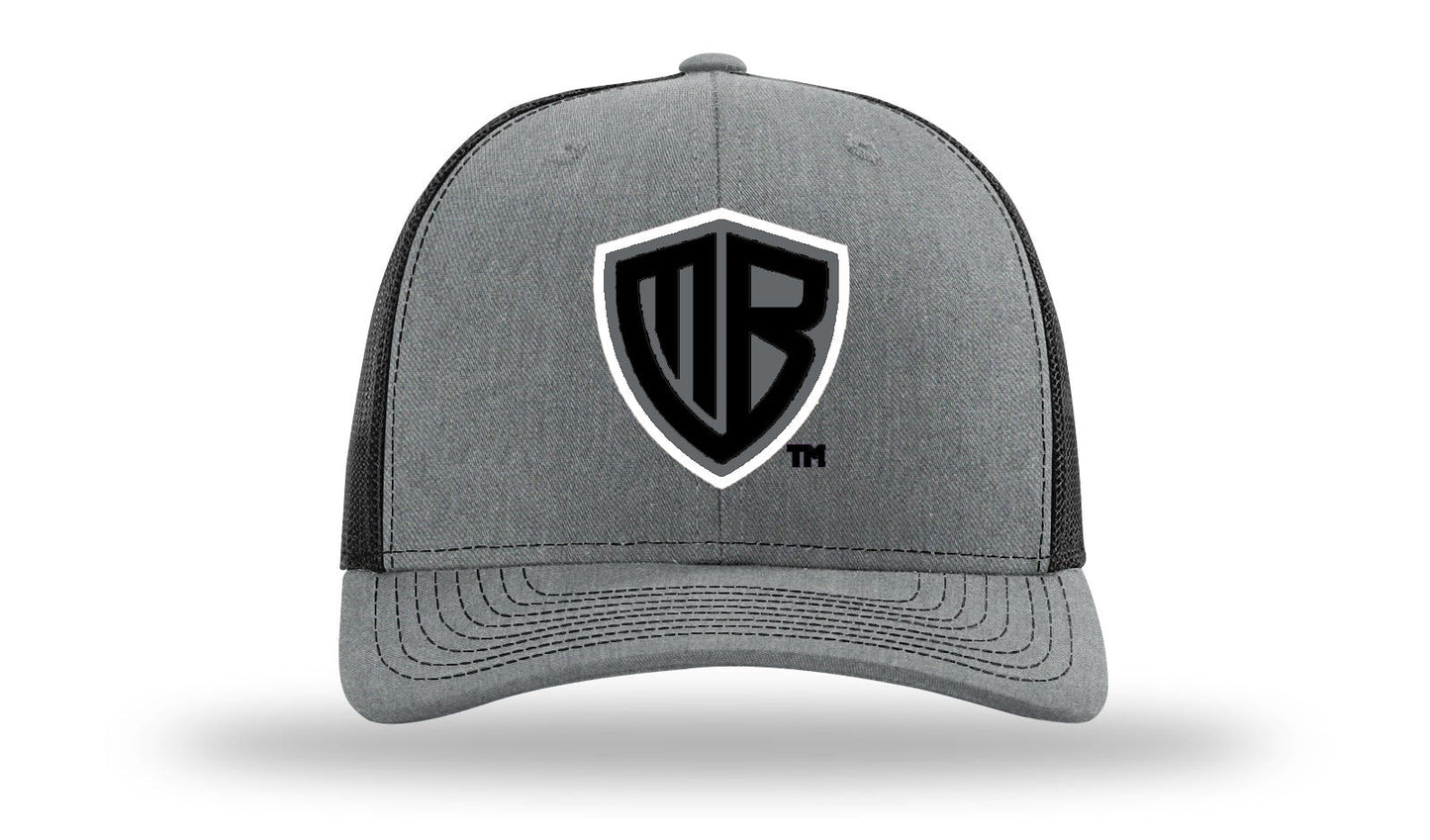 MB Shield - Richardson 112 Snapback - Heather Gray/Black