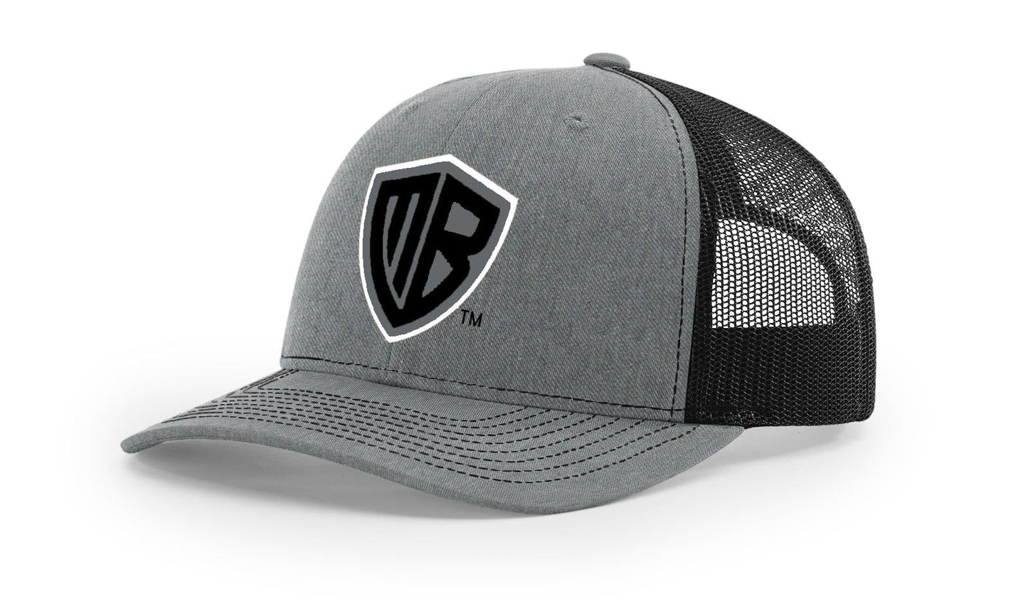 MB Shield - Richardson 112 Snapback - Heather Gray/Black