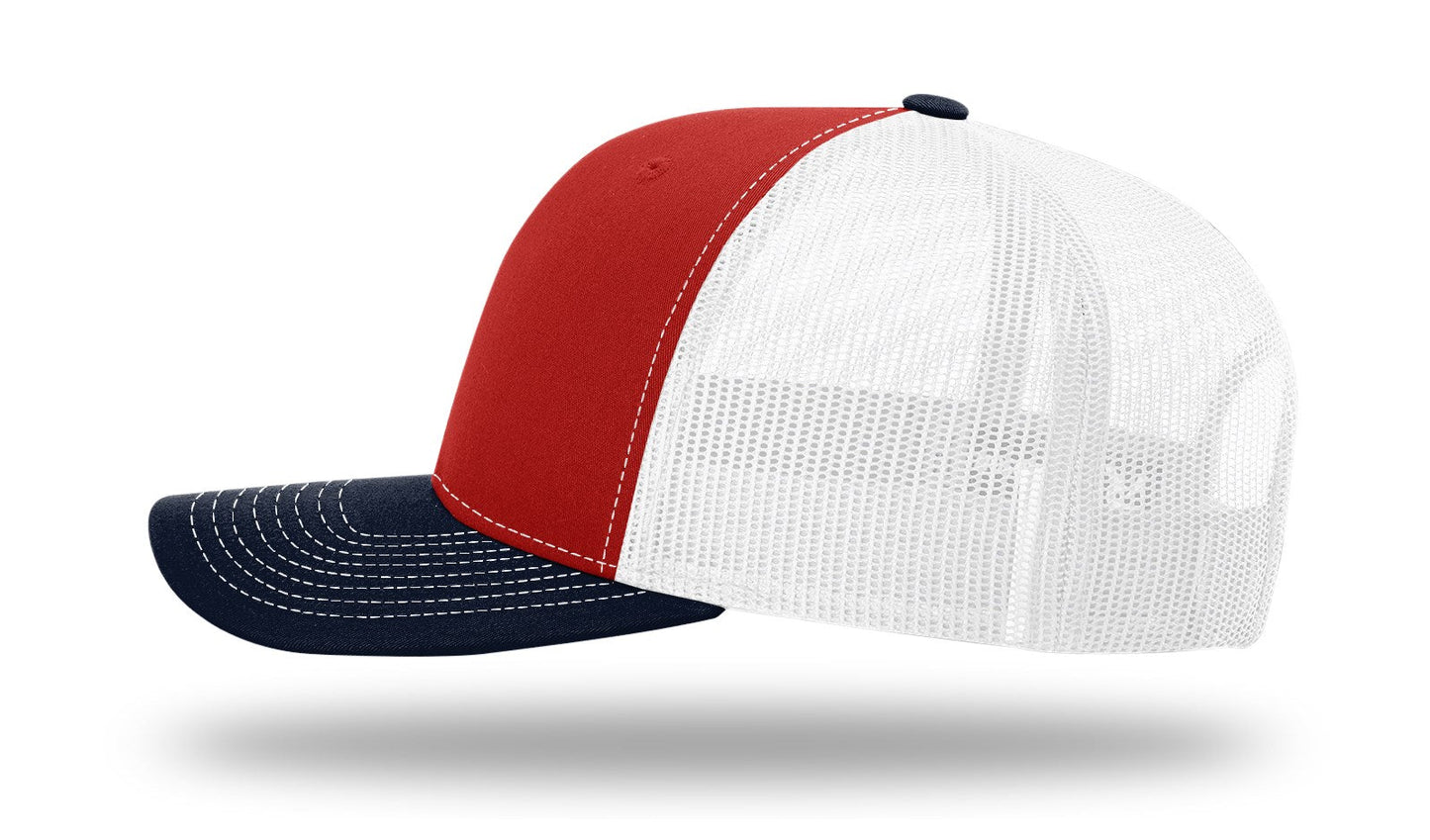 112 Richardson Snapback Red/White/Navy
