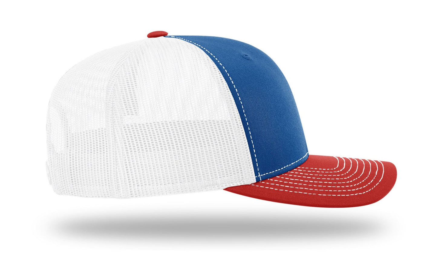 112 Richardson Snapback Royal/White/Red
