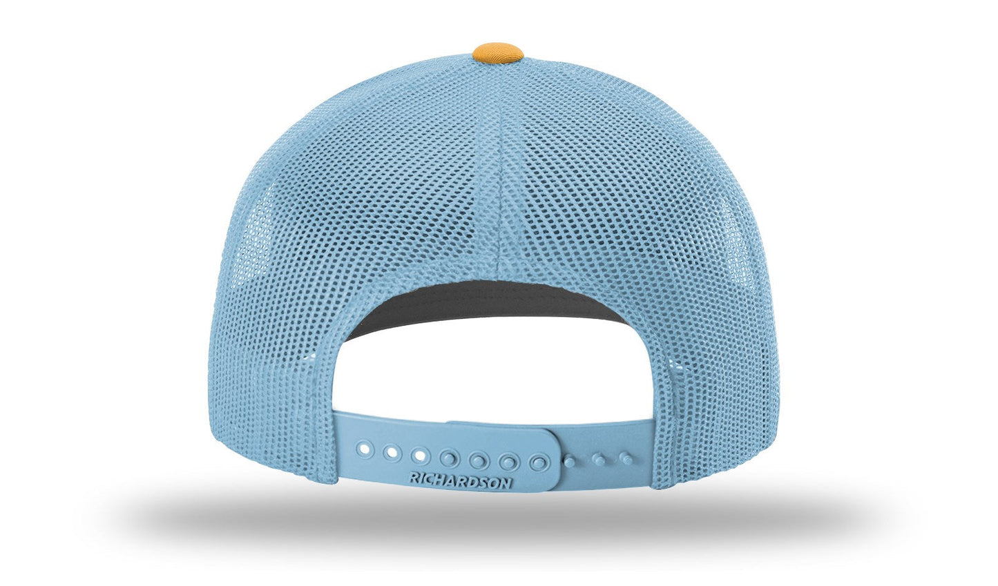 112 Richardson Snapback White/Columbia Blue/Yellow