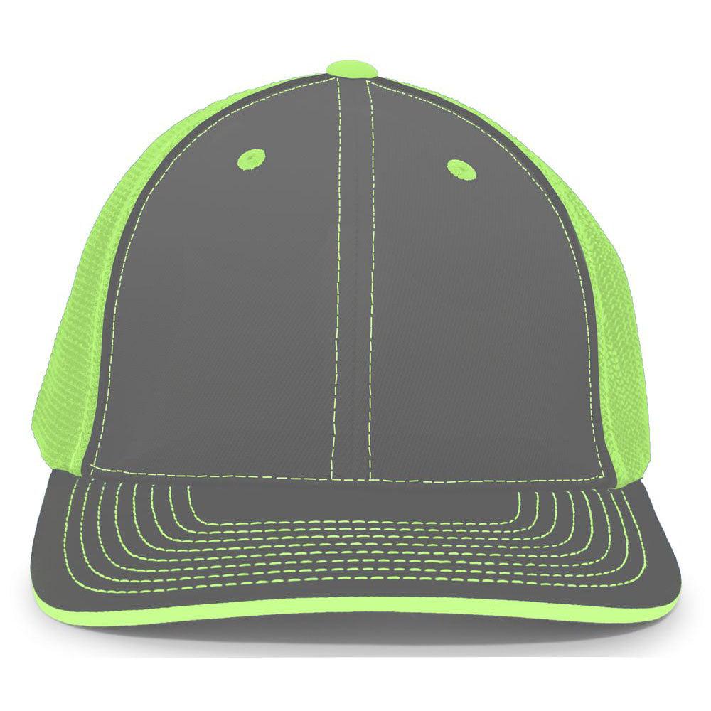 404M Pacific Flexfit Graphite/Neon Green/Graphite