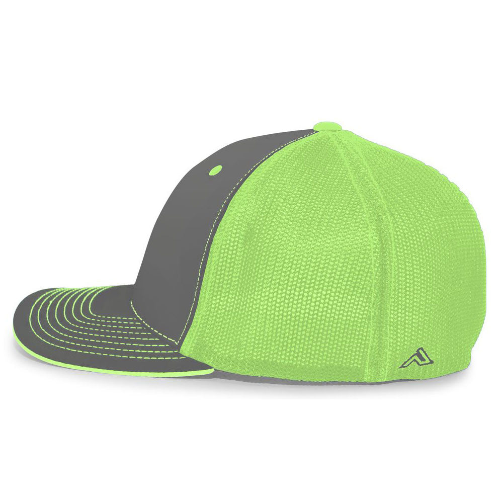 404M Pacific Flexfit Graphite/Neon Green/Graphite