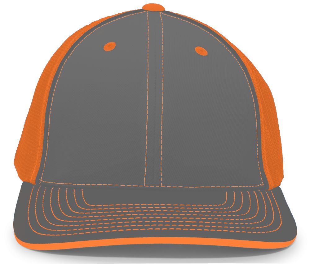 404M Pacific Flexfit Graphite/Neon Orange/Graphite