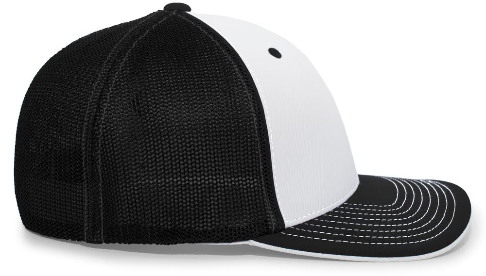 404M Pacific Flexfit White/Black/Black