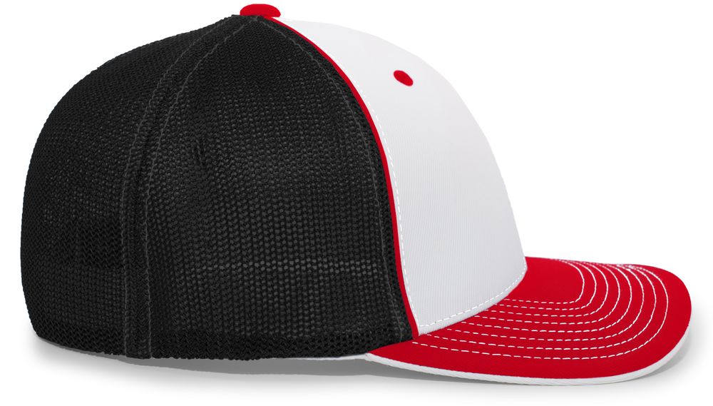404M Pacific Flexfit White/Black/Red