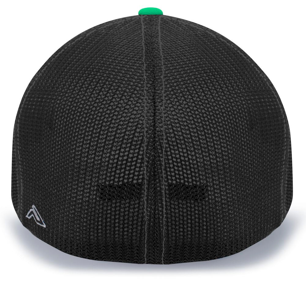 404M Pacific Flexfit Silver/Black/Kelly