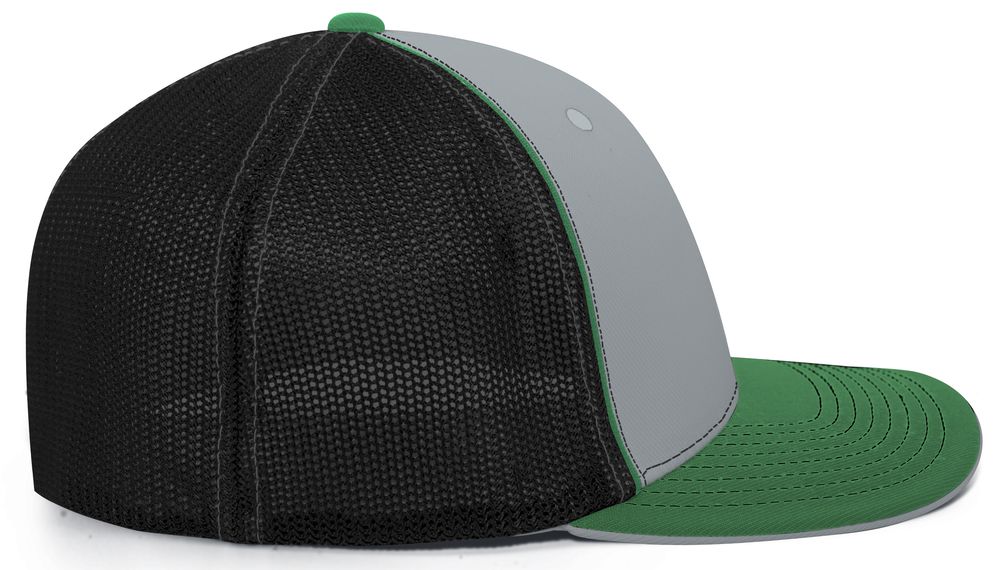 404M Pacific Flexfit Silver/Black/Kelly