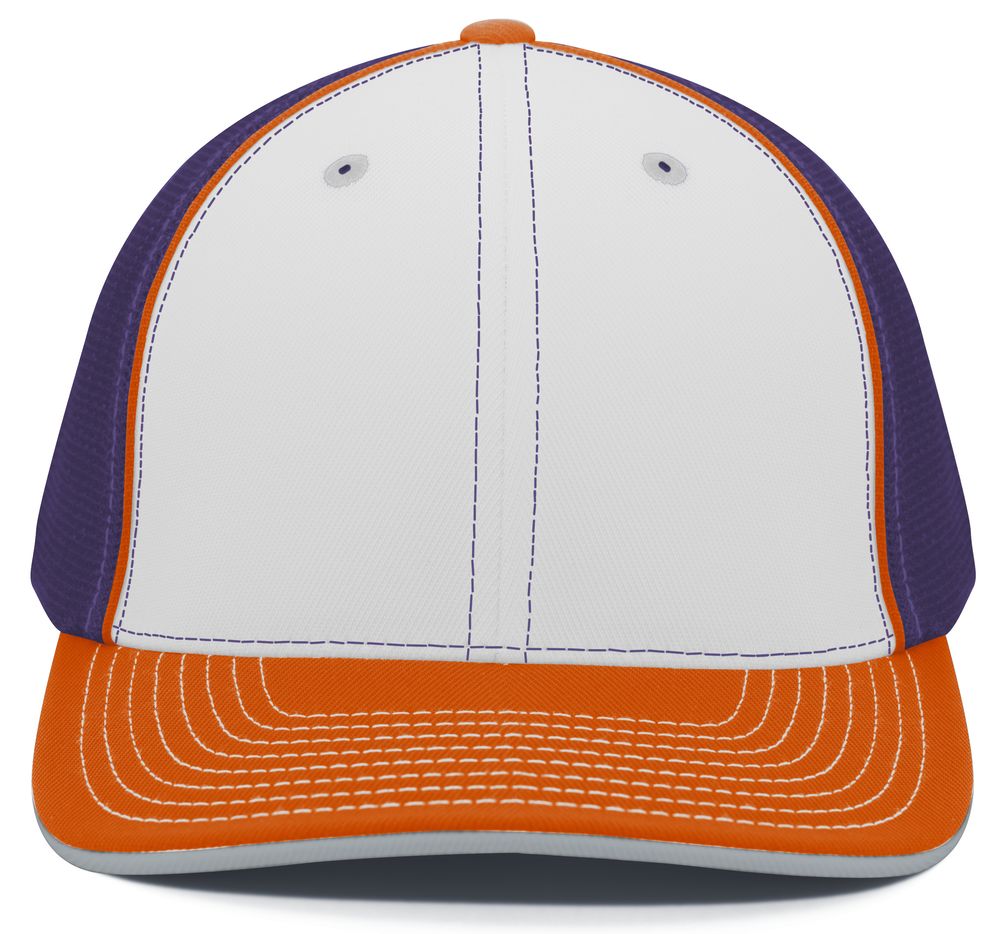 404M Pacific Flexfit White/Purple/Orange