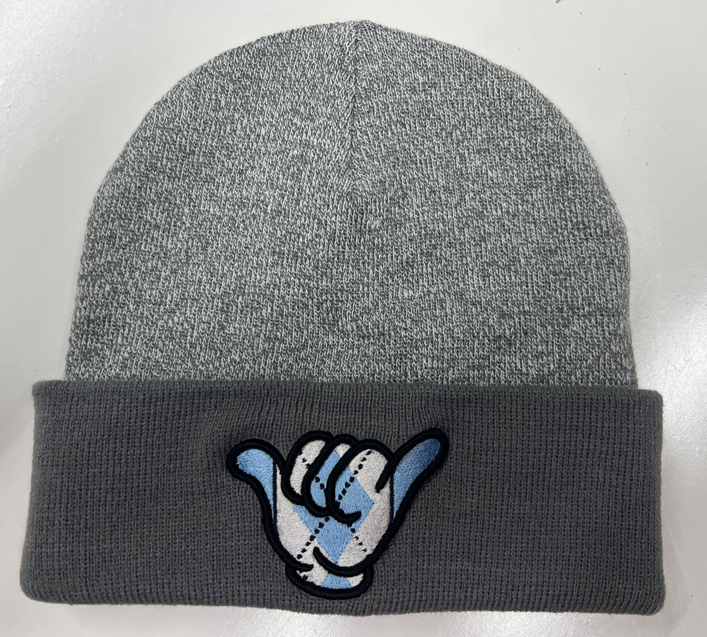 Hang Loose Hand Tarheels - Gray Beanie