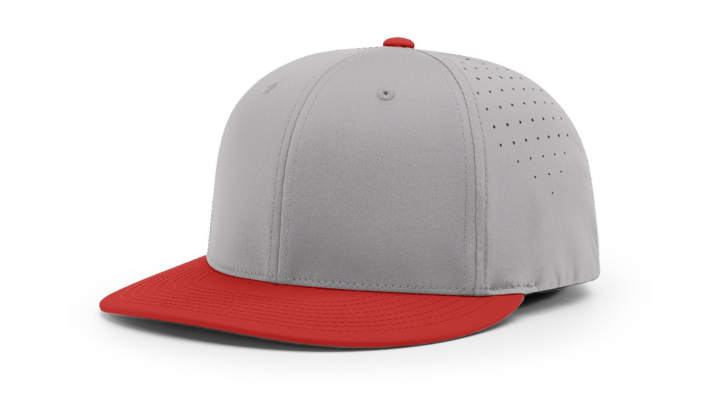 Fat Guys BP Hat PTS30 Gray/Red #RedBlack