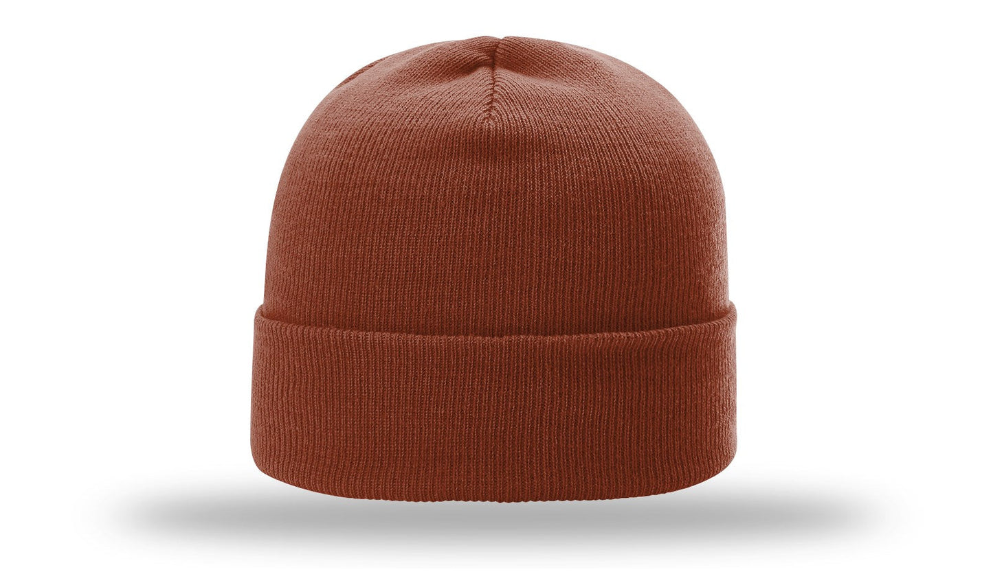 R-18 Richardson Solid Burnt Orange Beanie w/ Cuff