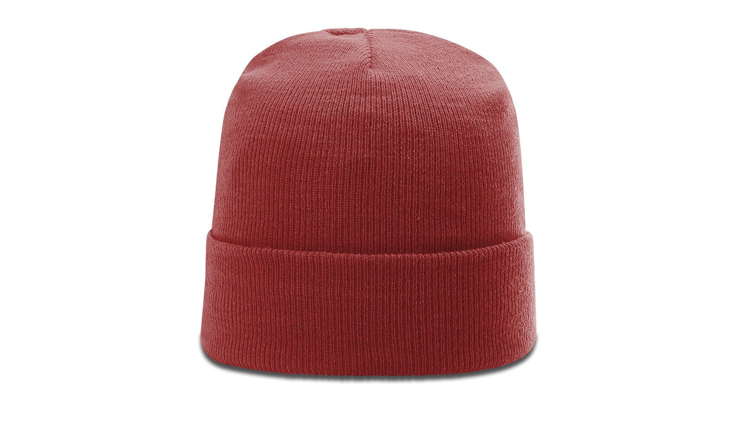 R-18  Richardson Solid Cardinal Beanie w/ Cuff