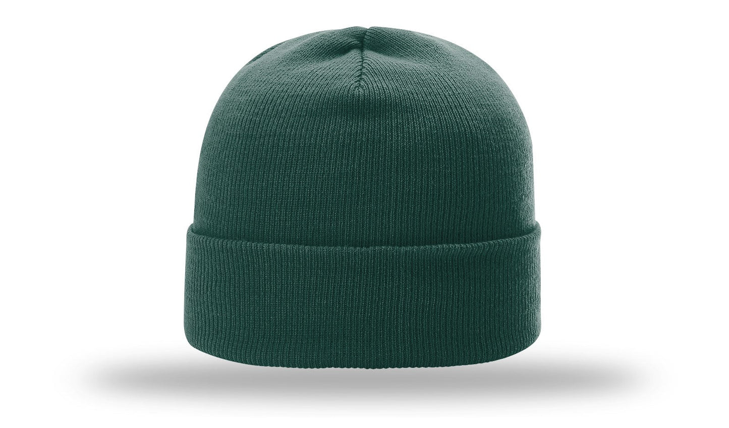 R-18 Richardson Solid Dark Green Beanie w/ Cuff