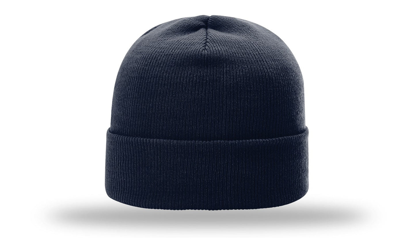 R-18 Richardson Solid Navy Beanie w/ Cuff