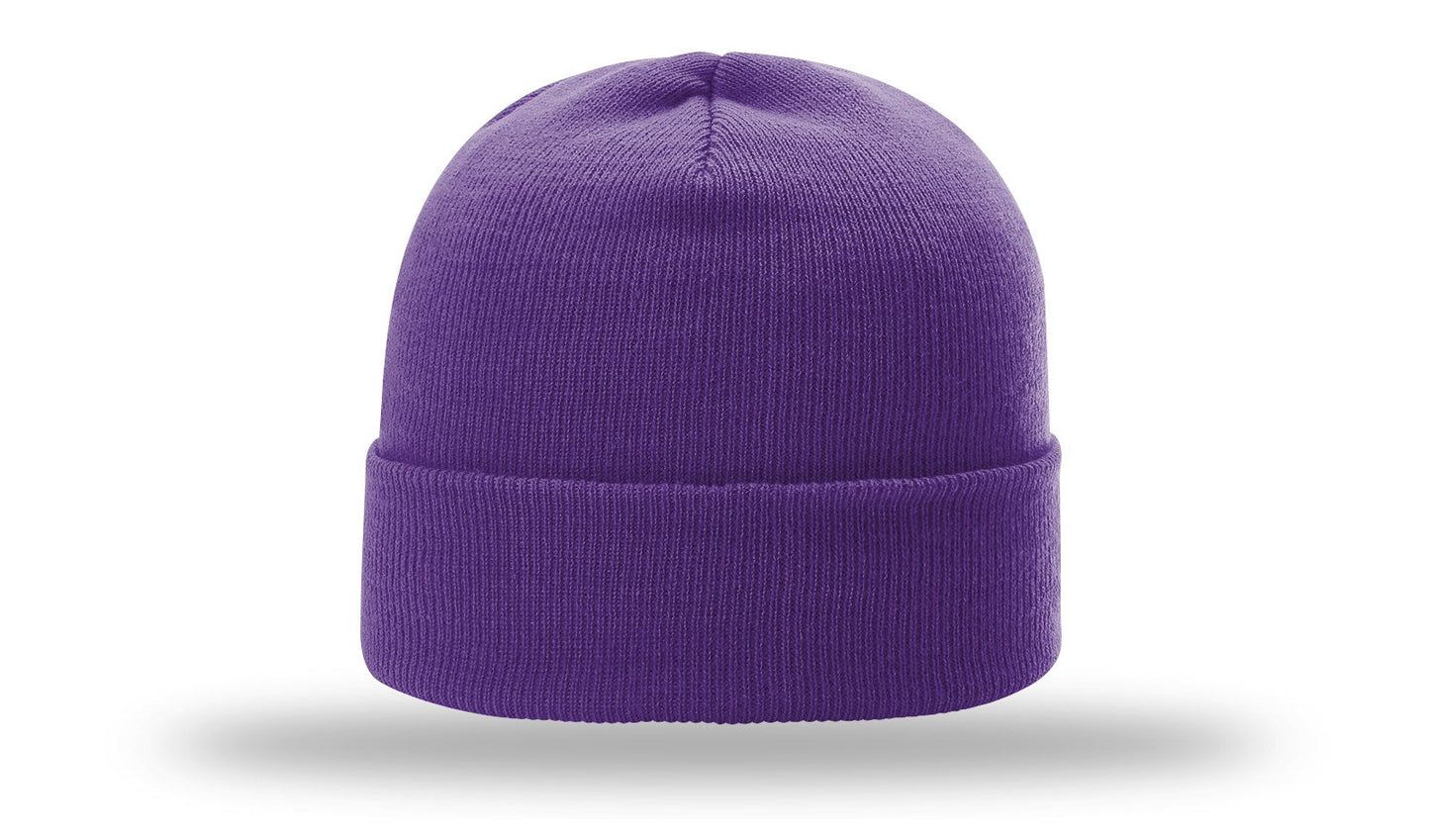 R-18 Richardson Solid Purple Beanie w/ Cuff