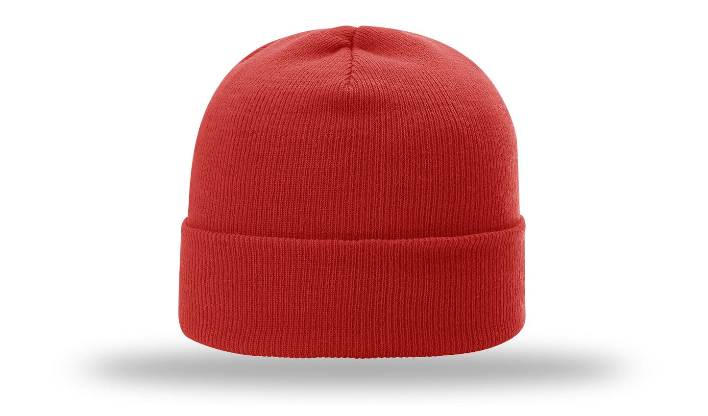 R-18 Richardson Solid Red Beanie w/ Cuff