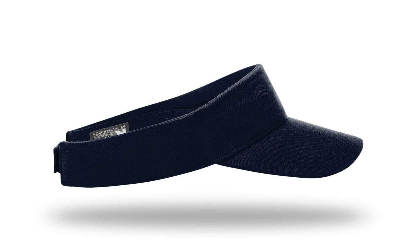 R - 45 Richardson Garment Washed Visors - Navy