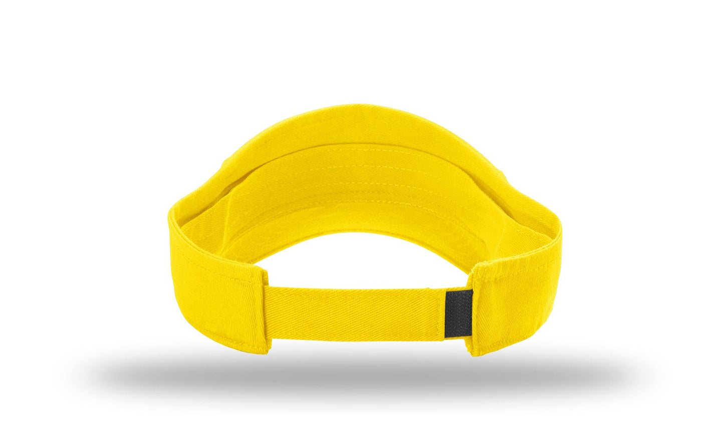 R - 45 Richardson Garment Washed Visors - Yellow