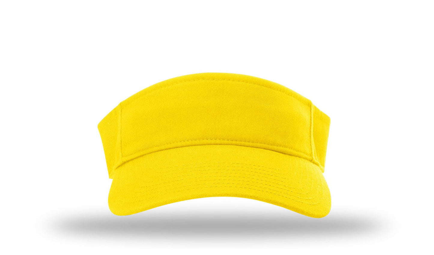 R - 45 Richardson Garment Washed Visors - Yellow