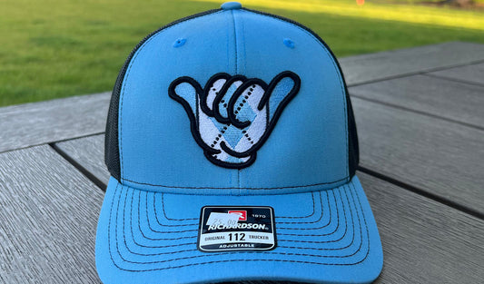 heels Hang Loose Cap - R112 Carolina Blue/Black snapback