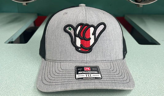 OSU Buckeyes Hang Loose Cap - R112 snapbacks Heather Gray/Black