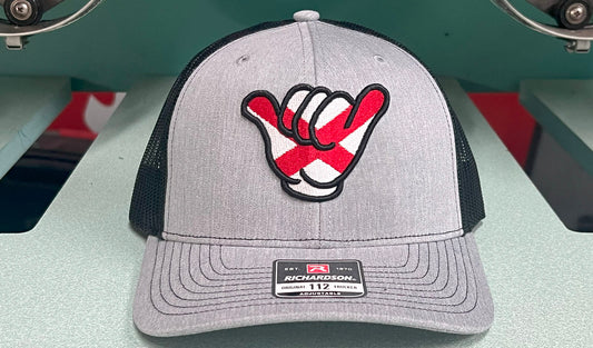 American Flag MURICA - R112 snapbacks Heather Gray/Black