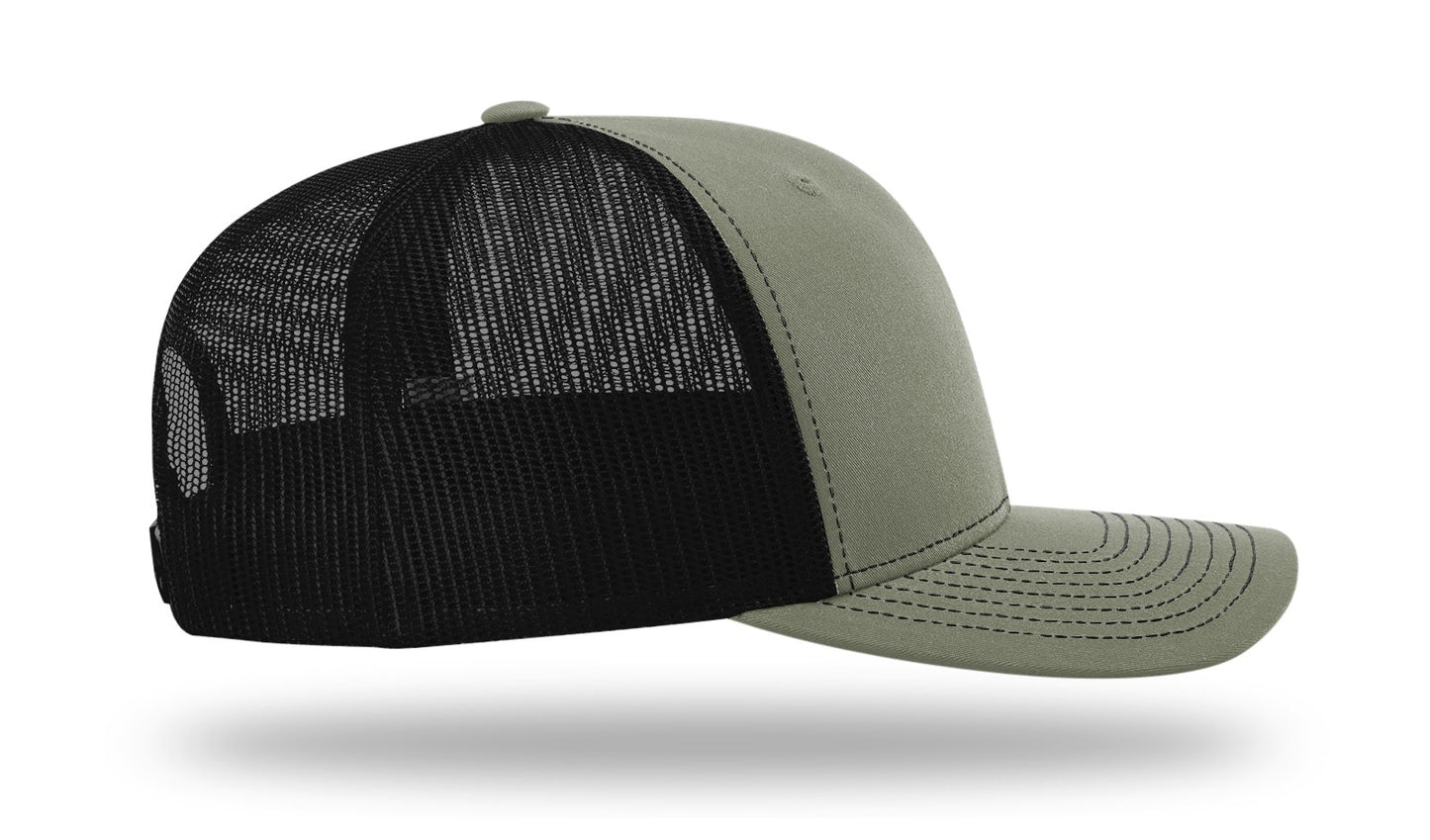 Army Camo Hang Loose Cap - R112 snapbacks Loden/Black