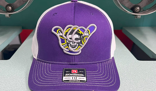 ECU Pirates Hang Loose Hand Hat - R112 Purple/White