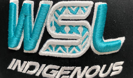 WSL INDIGENOUS BLACK TEAL - R112 Snapback