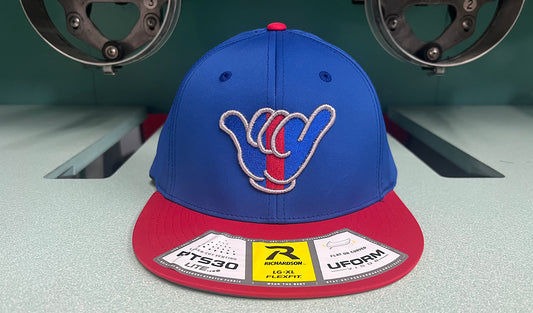 Giants HOME colors Shaka Hats - Royal/Red PTS30