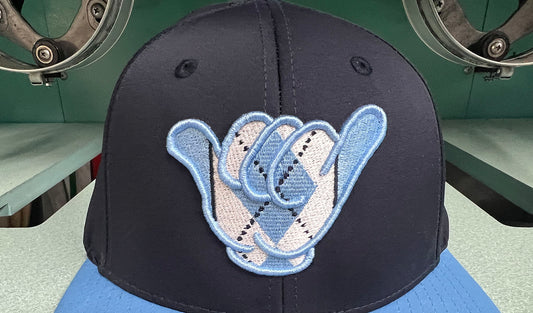 Carolina Tarheels Hang Loose Hat - Solid Navy/Columbia Blue PTS30