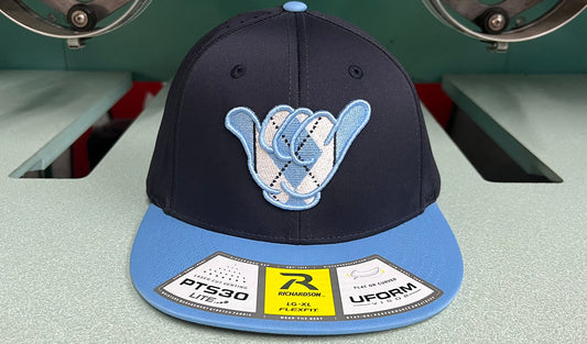 Carolina Tarheels Hang Loose Hat - Solid Navy/Columbia Blue PTS30