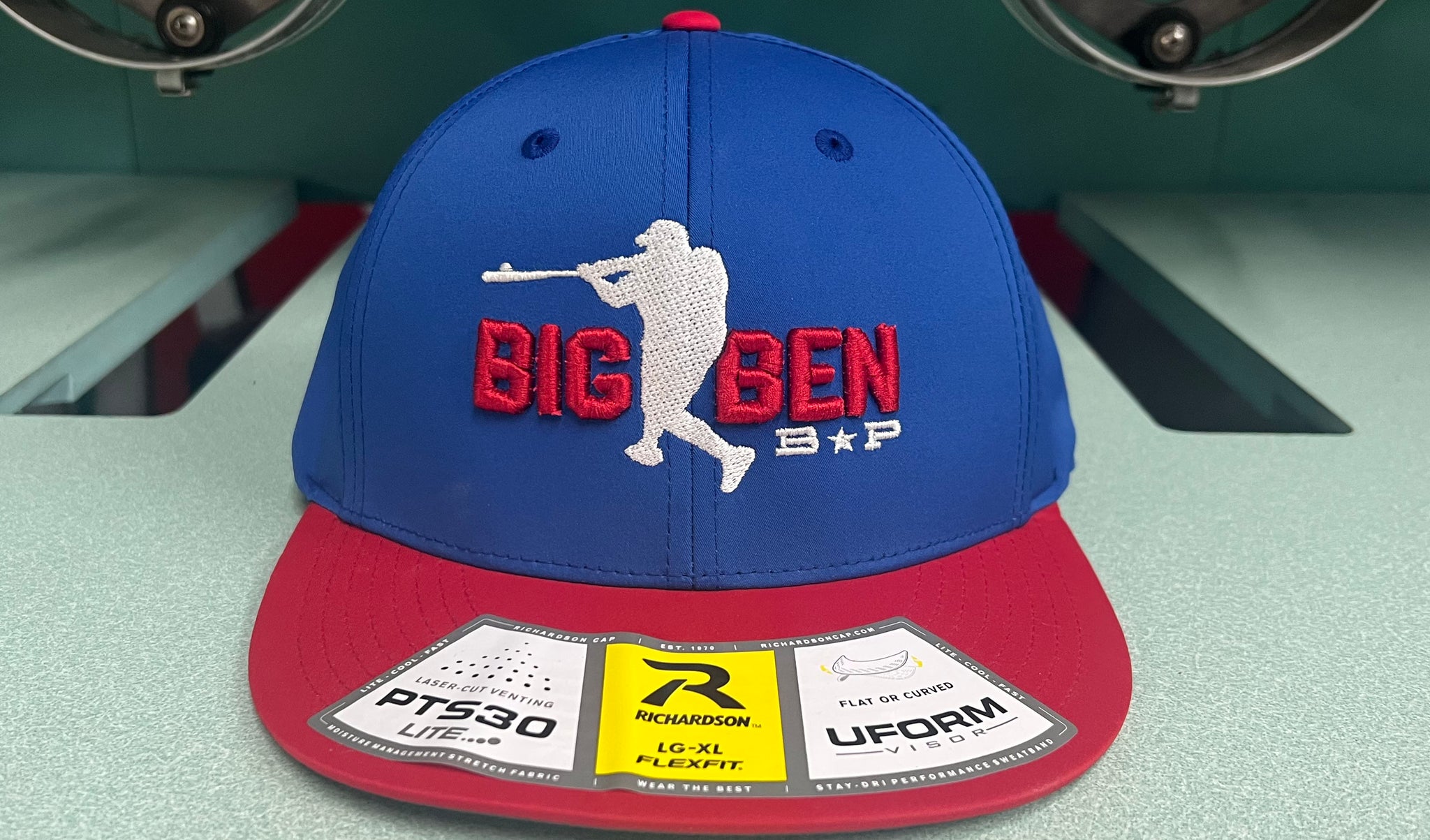 Big Ben BP Hat PTS30 Royal/Red – maddhattercaps