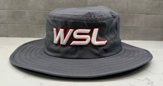 WSL Charcoal Bucket Hat 3d PUFF