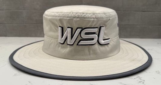 WSL Tan Bucket Hat 3d PUFF