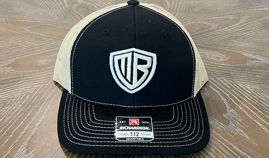 MB Shield - Richardson 112 Snapback - Black/Vegas Gold