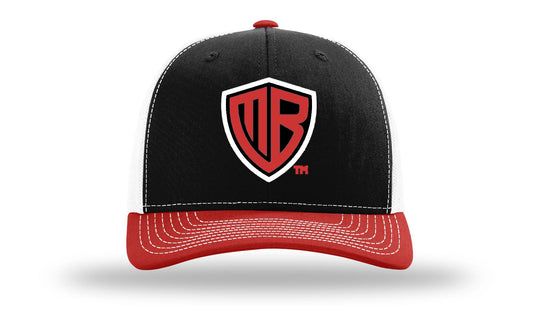 MB Shield - Richardson 112 Snapback - Black/White/Red