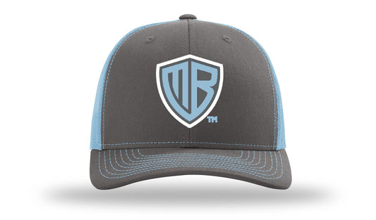 MB Shield - Richardson 112 Snapback - Charcoal/Columbia Blue