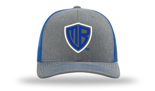 MB Shield - Richardson 112 Snapback - Heather Gray/Royal
